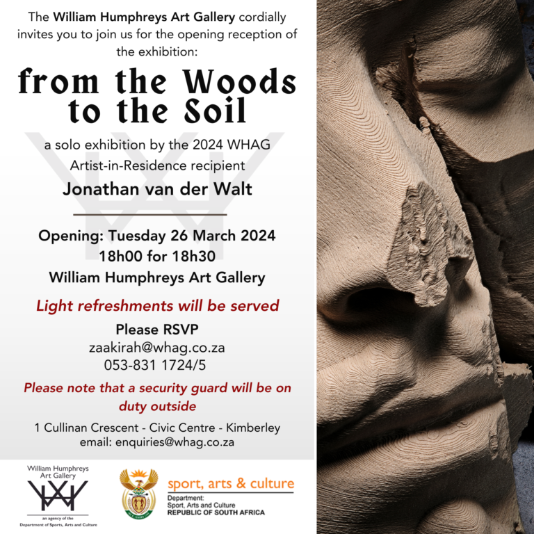 Exhibitions William Humphreys Art Gallery From The Woods Jonathan Van Der Walt 768x768 